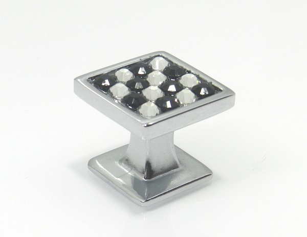 Puxador Fresia 25mm Xadrez Cromado Fll (peça) 