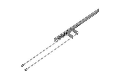 Porta Pano Deslizante 2 Hastes Tts40 202 Epoxi Branco (peça) 