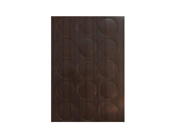 Tapa Furo Adesivo Pvc 18mm Fineline/wengue (cento) 